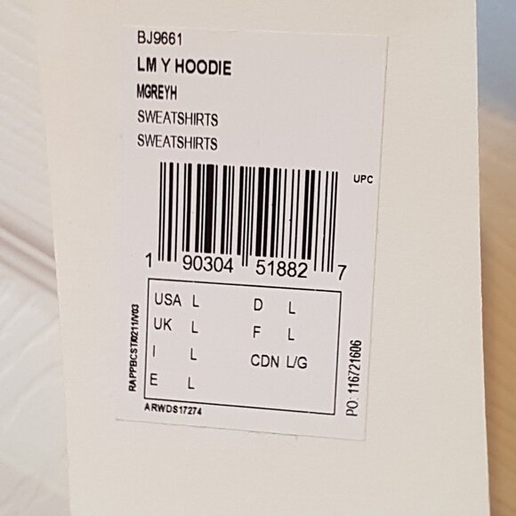 NWT Sold Out Reebok Women's Les Mills Yoga Hoodie ~ Size L (Large) ~ Brand New ~ - Picture 5 of 5